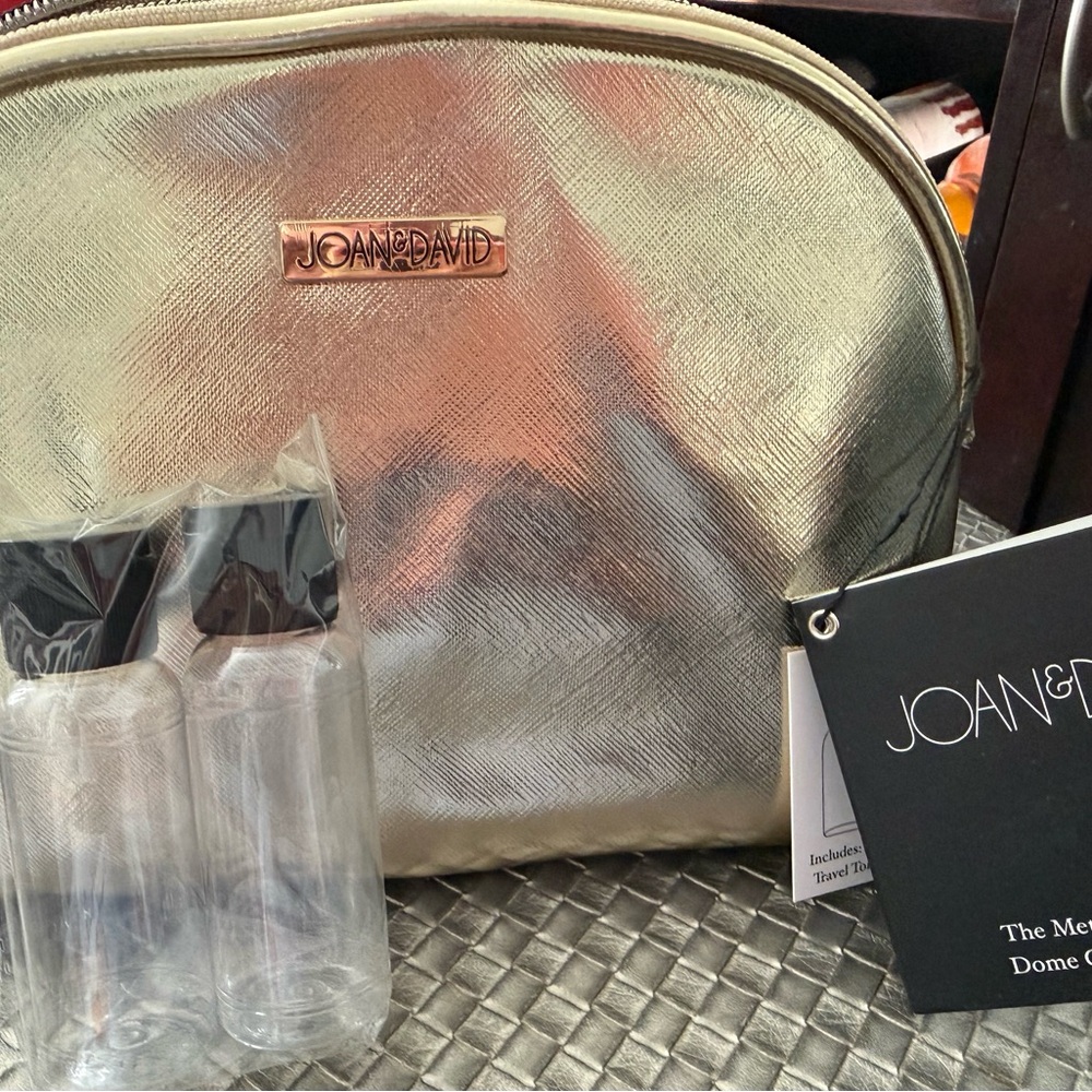 Joan & David Metallic Saffiano Dome Case